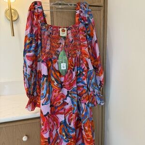 FARM Rio Dress S Banana Long Colorful